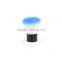 Short handle soft hair mix colors nail dust brush