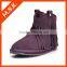 Hot winter black tassel rubber boot