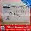 custom desk calendar printing wholesale, printing design spiral paper calendar