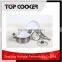 3Pcs aluminum ceramic chafing dish cookware pot set