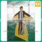 Life size people shape cardboard advertising standee/photo standee