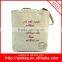 2016 Factory Promotional Plain Recyclable Canvas Cotton Tote Bag
