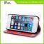 Genuine Leather Wallt Case, Slim Flip Cover with Kickstand and Credit Card Slots,Magnetic Closure for iPhone 5 5S SE