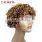 Hot sales top quality brazilian afro kinky curly human hair lace front wig on sale