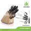 8 Pieces High Quality Kitchen Cutlery Knife Set With Wooden Stand