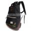 2-layer-type nylon laptop backpack for school with mesh material