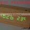 2015 new hot carved wood wall clock decor and led wood clock