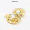 Elegant gold star moon and sun decorations hairpin women hair barrette accessories gift