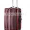 High Quality PC+ABS TSA Lock Lightweight Carry On Luggage Red Suitcase Set For Business Man