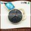 plastic black round shank button for coat