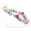 Latest fashion beautiful cute chunky party matching elegant large bead necklace for kids