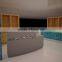 white glossy modern artificial stone surface bar counter/used bar furniture