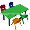 Kids Plastic Table with Removable Legs Plastic Rectangle Table