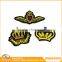Hot sale custom logo fashion lady biker embroidered patches design for jeans/jacket