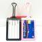 Promotion silicone luggage tag silicone card case