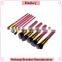 10Pcs Pink and Gold color beauty foundation makeup brushes                        
                                                                                Supplier's Choice