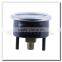 High quality black steel vacuum capsule gauge with U-clamp mounting