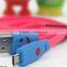 Wholesale low price smile usb data cable usb charging cable for iphone 5s/6/6plus