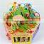 Labyrinth wooden bead maze toy