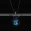 Ball Luminous locket Necklace pendant Glow In The Dark Glowstone necklace Copper Necklace pendant