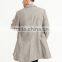 Hot Style Double Breasted Two Patch Pockets Japanese Long Coat Men