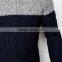 high quality pullover men fashion round neck sweater , Knit Colour Block Jumper