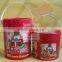goodlooking cylinder candy box with plastic handle