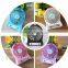 2016 hot summer USB fan mini for desk rechargeable 4 blades slient fan cooler 2600mah power bank operated 3 speeds pocket fan