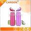 700ml flip carabiner top sport plastic drinking bottle