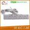 Best Price 4 Gang Extension Socket With Double USB And LED Light With CE SASO IEC Certificate