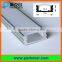 1m, 2m length LED strip light milky cover aluminum profile with end caps and mounting clips