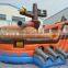 2016 cheap funny pirate ship inflatable slide for kids