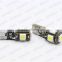 hot sale T10 canbus 5 SMD 5050 led car lamp, no error w5w 194 canbus led, t10 5w5 canbus car led auto bulb
