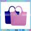 Accept custom order women gender silicone ladies hand bags