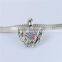 925 Silver Beads Butterfuly Animal Charms Pendant Necklace