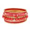 Gold Plated Multilayer Boho Rhinestone Turquoise Vintage Ethnic Women Bracelets Cuff Bangles Jewelry Accessories