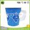 Take Away Food Grade Paper Material Paper Coffee Cup With Handle