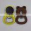 Wholesale Cartoon Character Soft PVC Cute Metal Rubber Bottle Openers