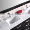 78 inch Espresso Double Sink Bathroom Vanity LN-S5017
