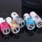 Rapid 2.4A Dual USB Car Charger Metal USB Car Charger For Mobile Phone/ Tablet