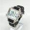 New Style Ladies Silicone Wristwatch square cse muticolors unisex watches