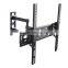 Vertically adjustable tilt swivel single arm tv wall mount full motion lcd plasma tv bracket for 26 to 55 inch screen