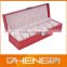 High quality factory customized made 4 slots red leather watch box packaging (ZDS-JS1415)