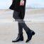 2015 British Fashion Design Genuine Leather Martin Ladies Boots New Fashion Pointed Toe Suede Ankle Boots CP6699
