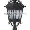China manufacturer european style IP44 outdoor waterproof pillar decoration lights