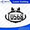 high precision customized laser cut metal art craft