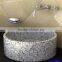 G603 grey granite stone outdoor bathroom basin sink