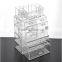 Choice Fun Large Acrylic Makeup Organizer Detachable 5 Pieces Set with 9 Drawers