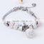 Wholesales Glass Bead Bracelet Patterns, Charm Bracelets, Essential Oil Aromatherapy Jewelry