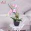 2016 Zhejiang Factory wholesale home decoration hot sale artificial plant orchid artificial flower